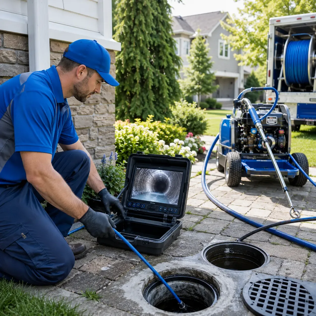 Outdoor drain cleaning professionals serving Henderson, IA