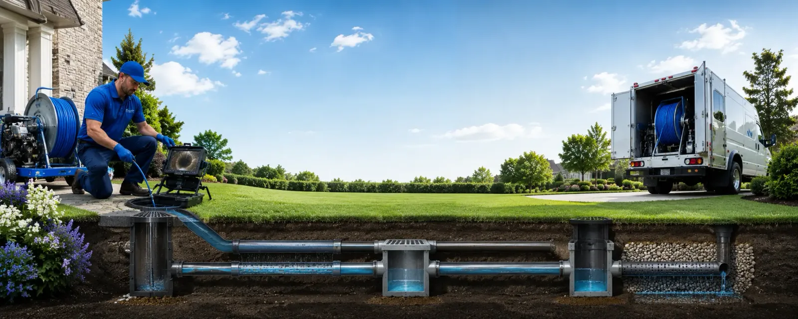 Outdoor drain cleaning information for Henderson, IA
